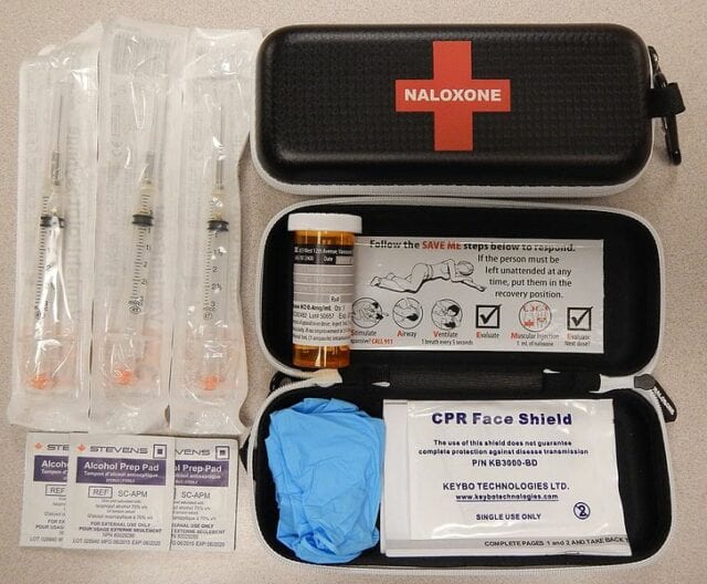 naloxone kit distributed in British Columbia