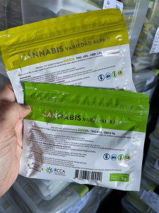 Packages of cannabis in Uruguay