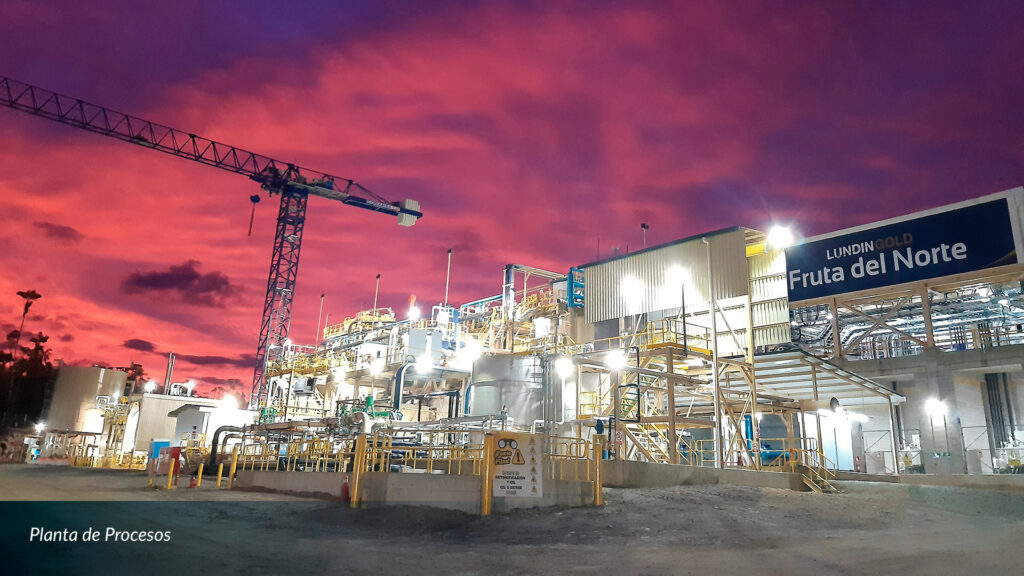 Lundin Gold drill results show strong intercepts for Fruta del Norte