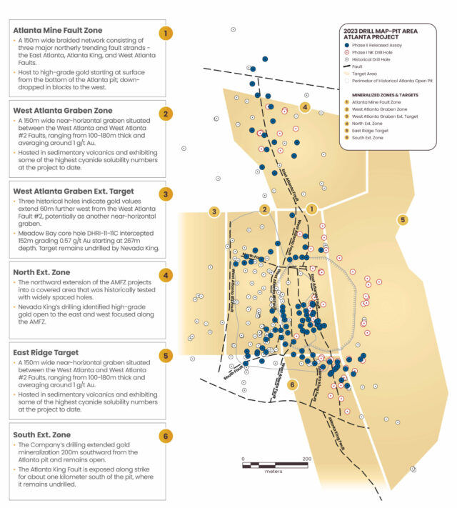 Nevada King Gold doubles drill program at Atlanta Gold Mine after hitting high-grade findings