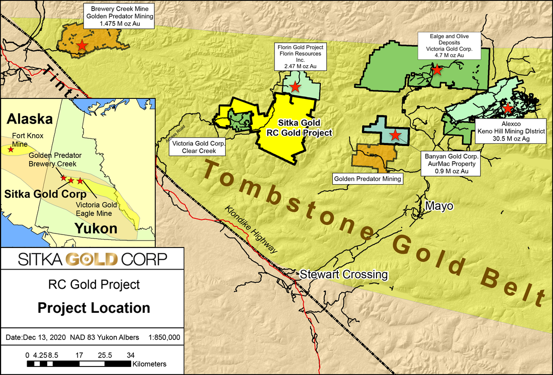 Sitka Gold strikes significant gold mineralization at RC Gold project in Yukon