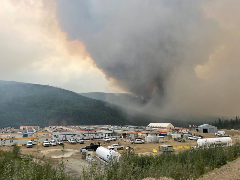 Victoria Gold partially evacuates operations because of wildfires