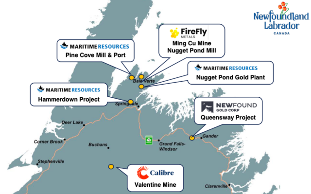 Newfoundland government hands Maritime Resources major permits needed for Hammerdown mine