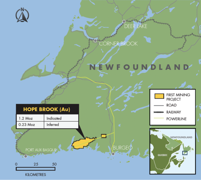 Big Ridge Gold increases its stake in Newfoundland's Hope Brook mine by 29%