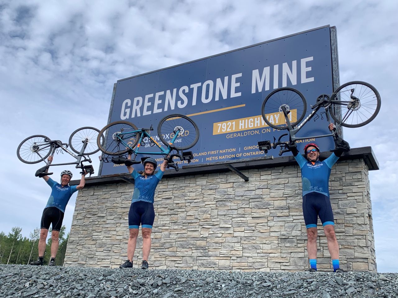 Equinox Gold team completes cross-country, hospital-fundraising cycling trip