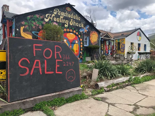 Psychedelic Healing Shack goes up for sale as owner gets sick of conflict with Detroit officials