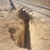 African miner faces up to 10 years in jail for digging under the railroad track