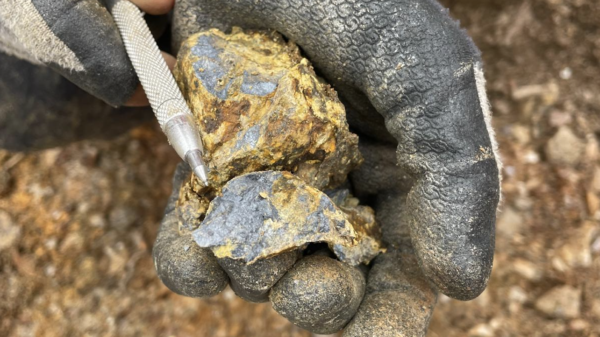 Alaska antimony prospectors start putting holes in the ground