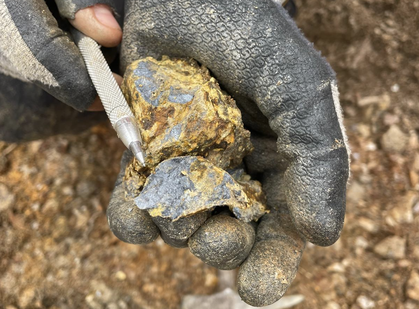 Alaska antimony prospectors start putting holes in the ground