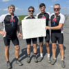 American man rides bicycle across the country to raise money for lung cancer