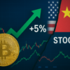 Stocks and crypto climb on China trade optimism