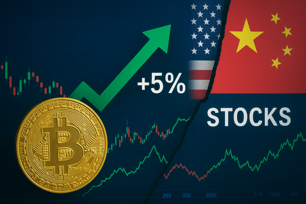 Stocks and crypto climb on China trade optimism