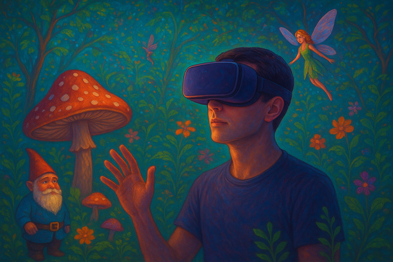 VR can provide benefits of psychedelics without risks, 'Cyberdelics' study finds