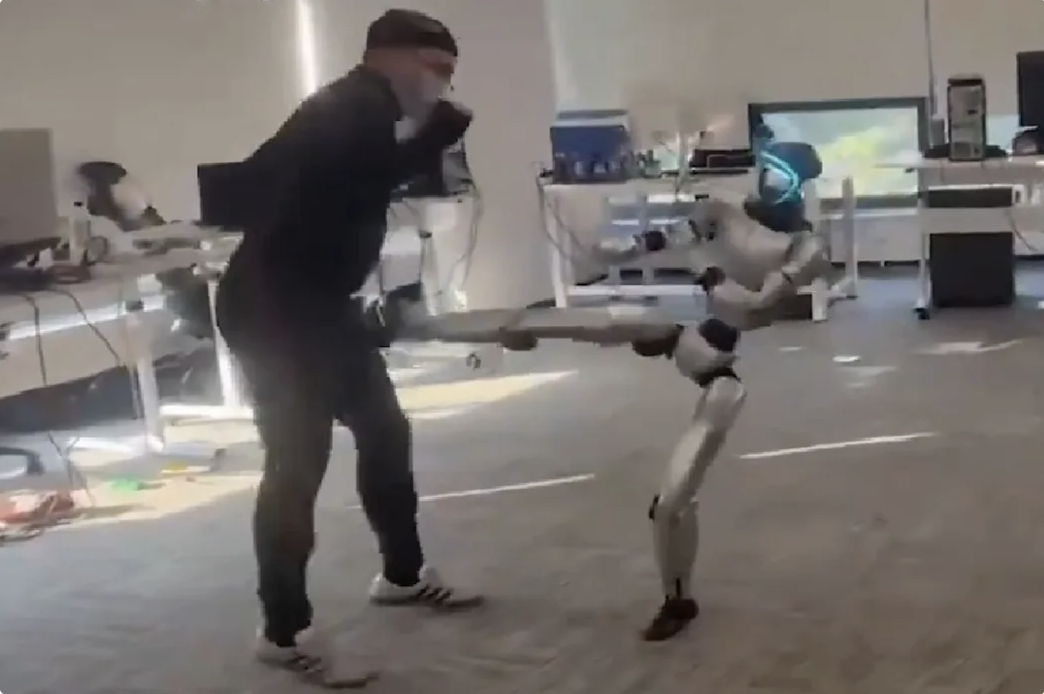 Technology fail: Chinese man gets kicked in the nuts by Unitree robot