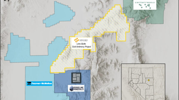 NevGold discovers transformational oxide gold-antimony structure at Limousine Butte