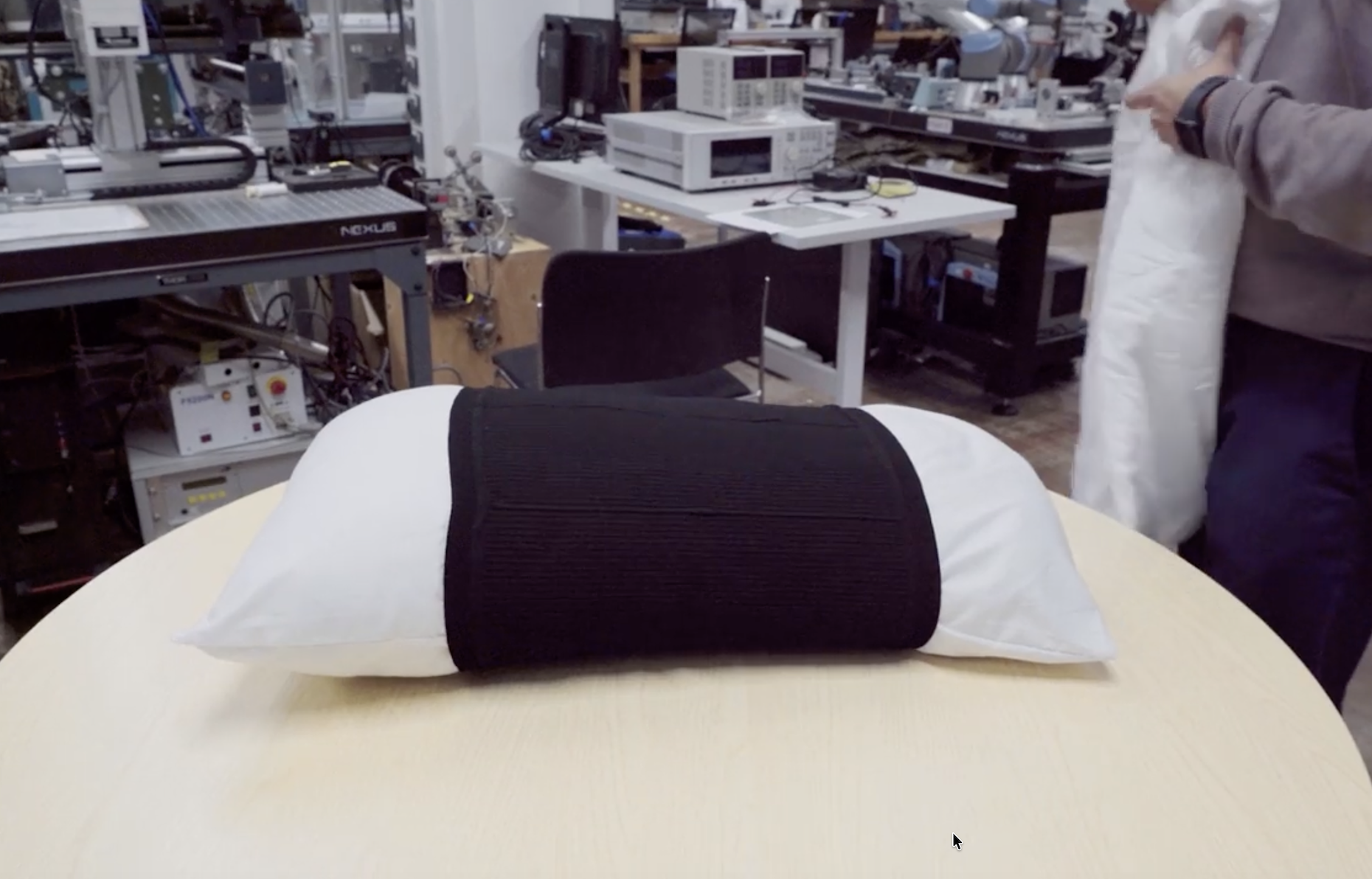 British school develops vibrating pillow sleeve to warn deaf people of night dangers