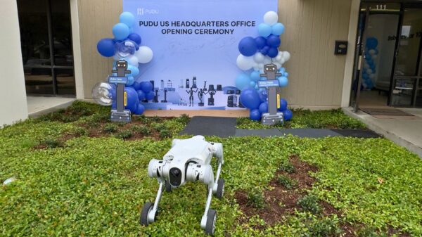 Cleaning robot maker Pudu raises US$150M, celebrates opening U.S. headquarters