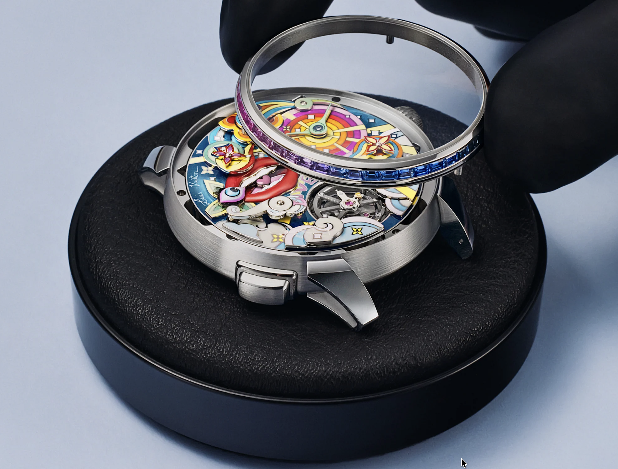 Louis Vuitton's new psychedelic watch turns heads
