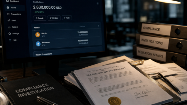 Coinbase faces lawsuit over alleged seizure of USD$2.8 million in crypto assets