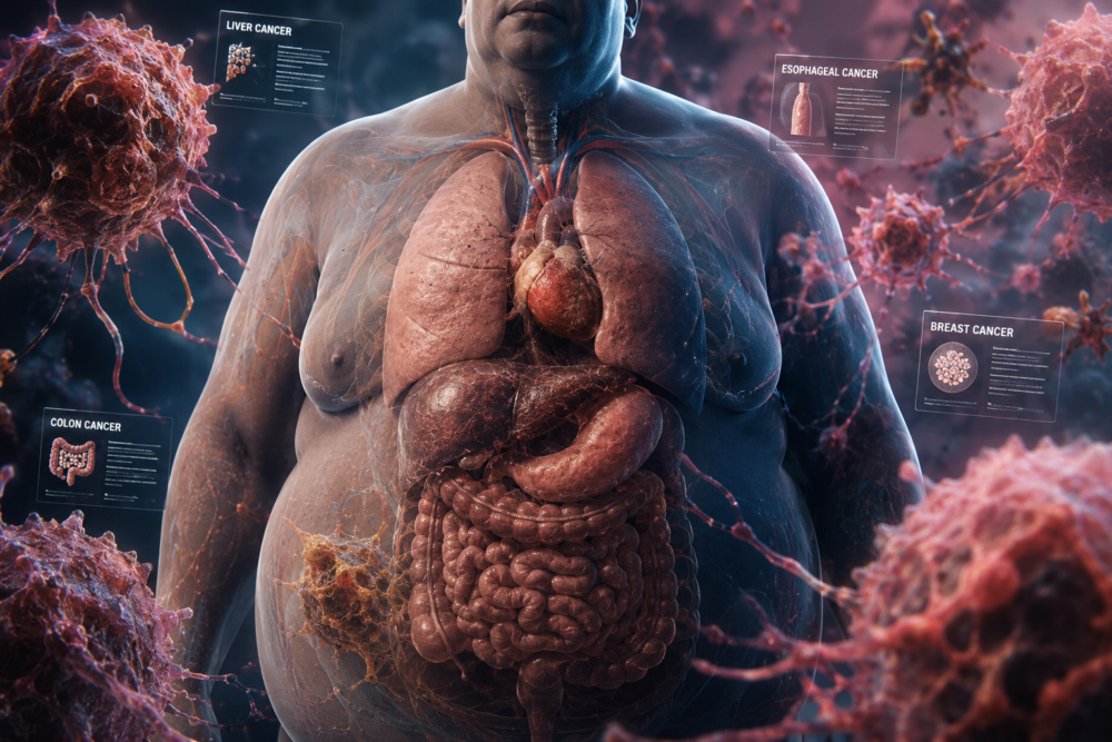 Weight gain between ages 17 and 60 linked to higher cancer risk in major study