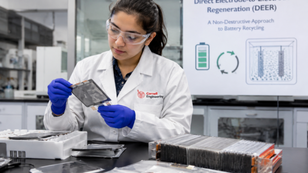 Cornell researchers restore EV batteries without shredding them