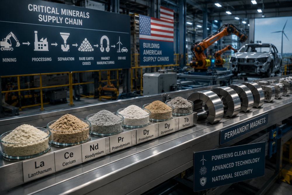 USA Rare Earth advances domestic supply chain with proposed DOE backing