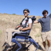 Creative son makes off-road quadruped wheelchair for dad with MS