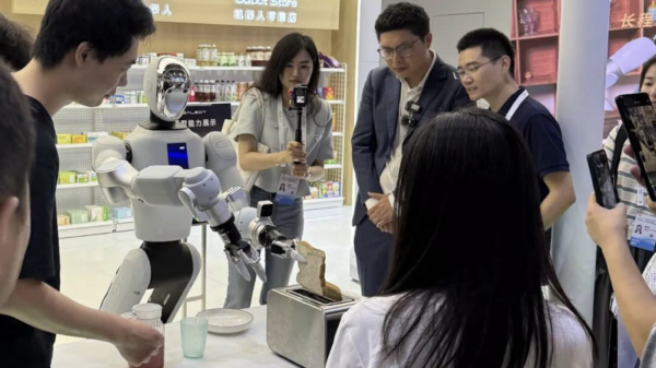 Galbot humanoid amazes World AI Conference attendees with breakfast cooking skills