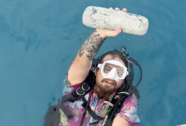 Florida divers recover rare silver bar from shipwreck site