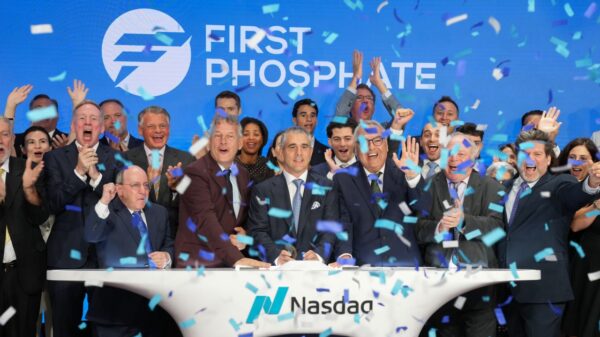 First Phosphate rings Nasdaq bell to celebrate Global Market listing