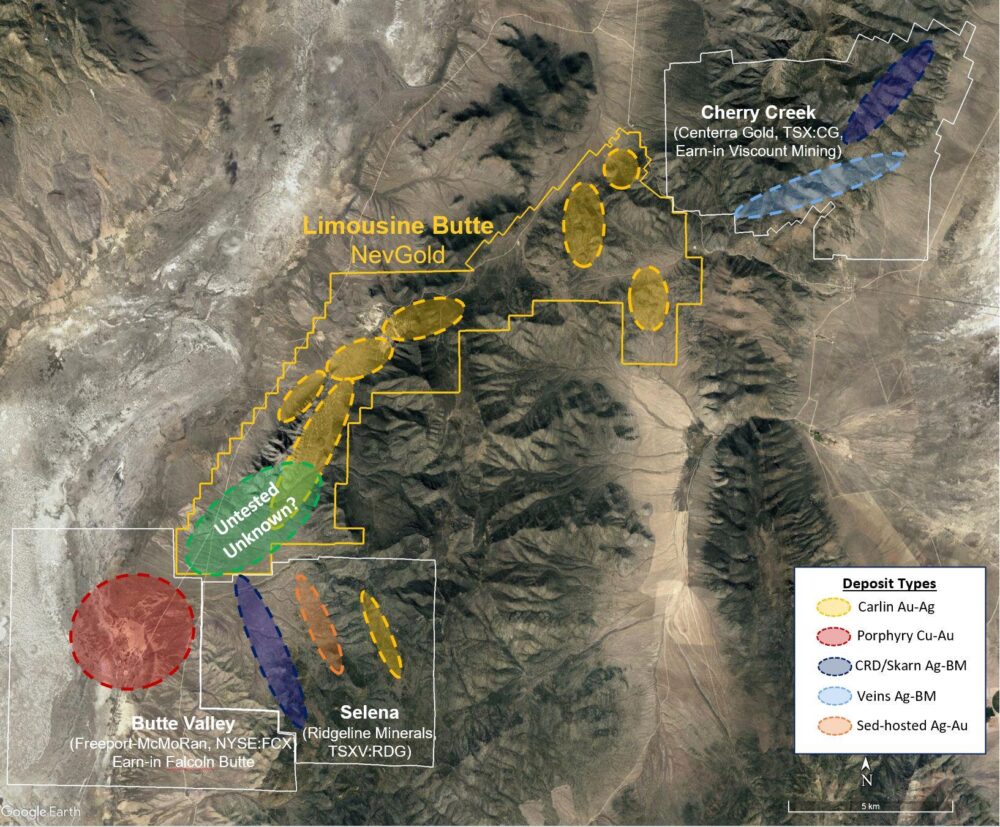 NevGold files technical report backing Limousine Butte gold-antimony resource
