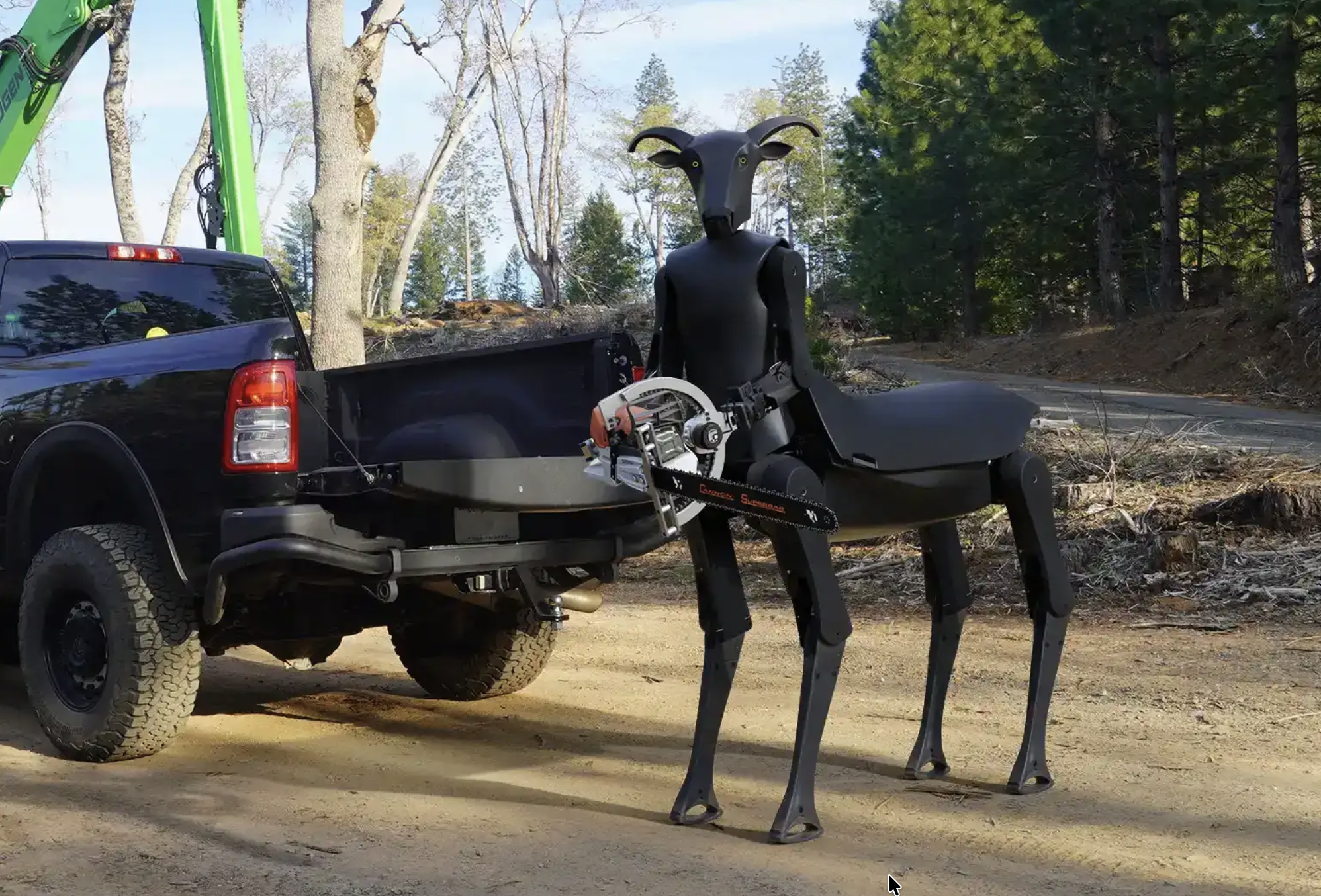 Satyress Robotics creates creepy horned goat quadruped for rescues