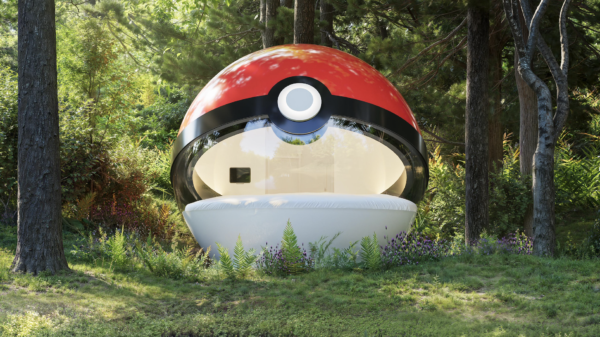 Giant Poké Ball forest hotel comes to Hokkaido, Japan