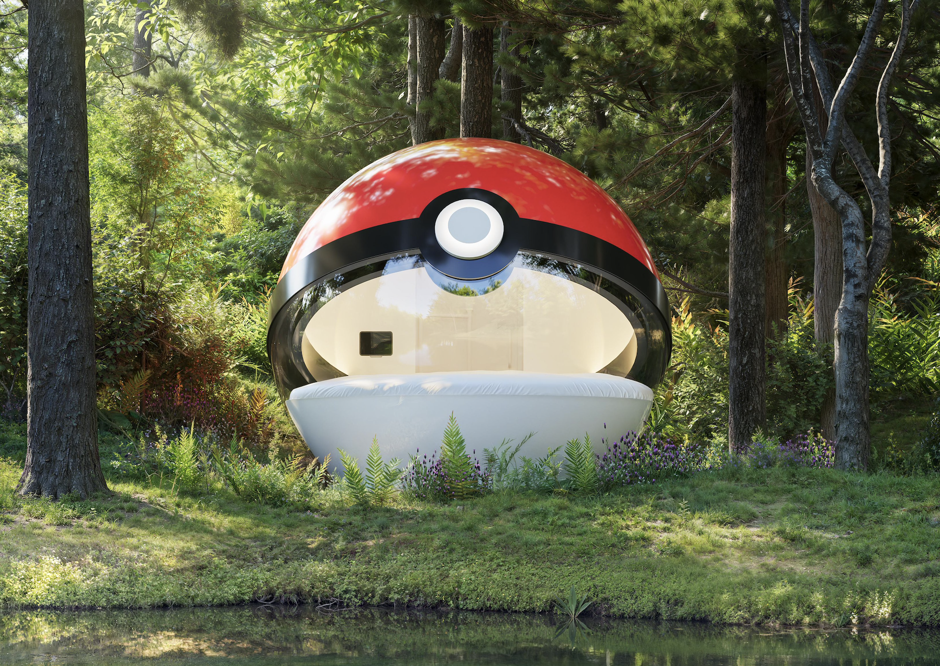 Giant Poké Ball forest hotel comes to Hokkaido, Japan