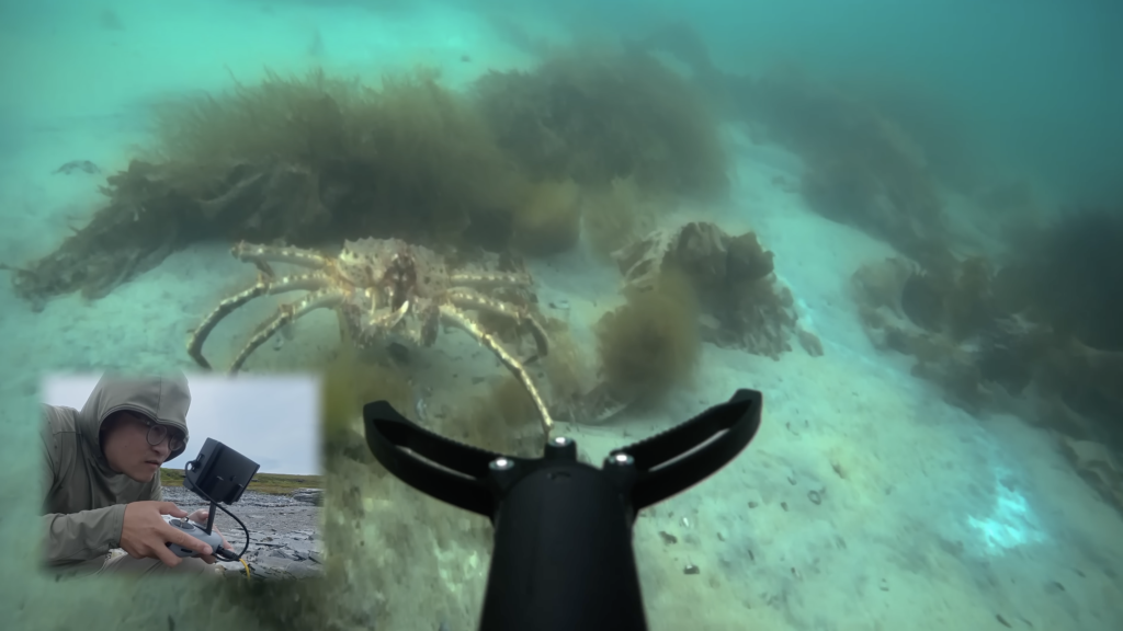 Vlogger's underwater crab fishing drone goes viral